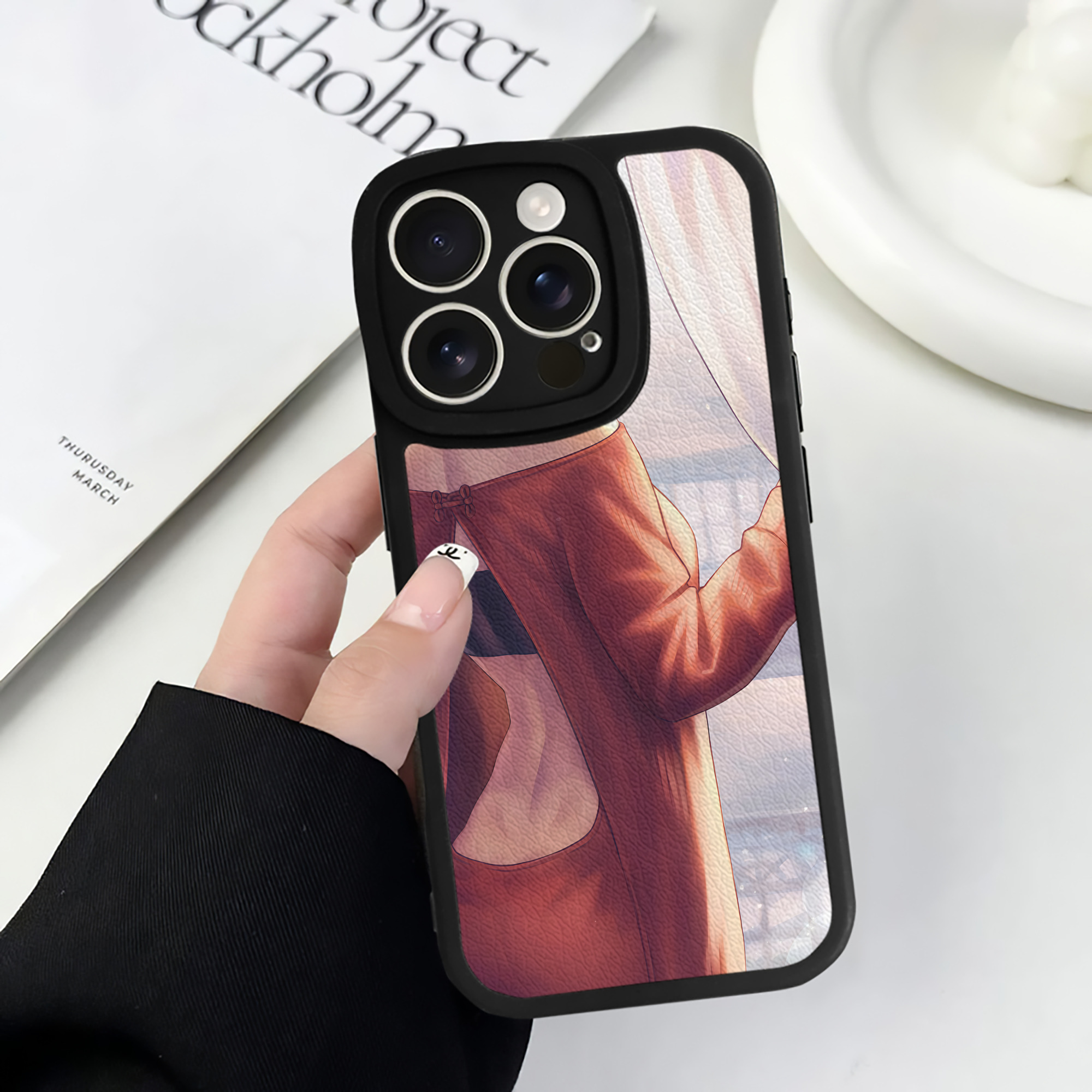 （画像用） SPY×FAMILY间谍家家酒 【iPhone 16シリーズ対応】シリコンスマホケース（レザー調） 材質：シリコン